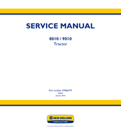 New Holland 8010 Service Manual