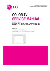 LG RT-29FA30RU Service Manual