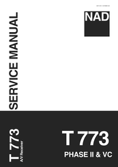 NAD T 773 Service Manual