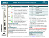 Adtran T200 H2TU-R Quick Start Manual