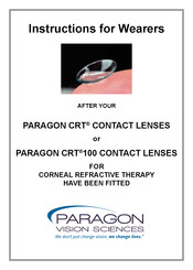 Paragon PARAGON CRT Instructions Manual