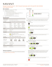 Savant SmartControl 3 Quick Reference Manual