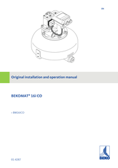 Beko BEKOMAT 16i CO Translation Of Original Installation And Operation Manual