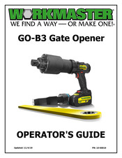 WORKMASTER GO-B3 Operator's Manual