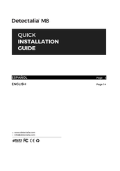 Detectalia M8 Quick Installation Manual
