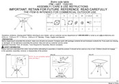 Costco 1500183 Assembly / Care & Use Instructions