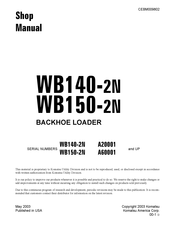 Komatsu A60001 Shop Manual