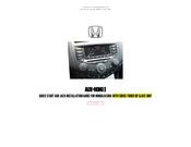 Discount Car Stereo AUX-HON03 Quick Start Installation Manual