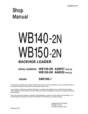 Komatsu A60029 Shop Manual