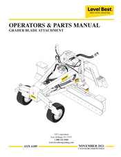 ATI Corporation Level Best Grader Blade Operator's & Parts Manual