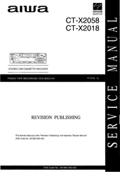 Aiwa CT-X2018 Service Manual