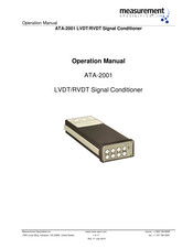 Measurement Computing ATA-2001 Operation Manual