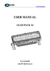 LCG LEAD PACK 14 User Manual