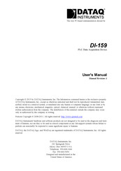 Dataq DI-159 User Manual