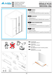 Arblu DEDALO PLUS Assembly Instructions Manual