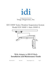 idi 1000F Series Installation And Maintenance Manual