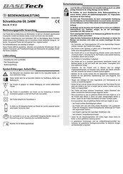 BASETech 57 69 23 Operating Instructions Manual