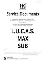 HK Audio HK1105 Service Documents