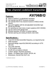 Velleman-Kit K6706B Illustrated Assembly Manual