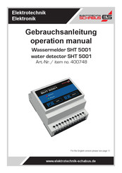 Schabus SHT 5001 Operation Manual