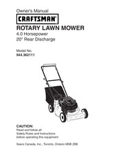 Craftsman 944.362111 Owner's Manual