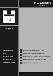 FULGOR FCLHD 900 TC Instructions For Installation And Use Manual