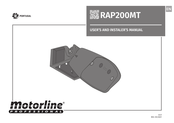 Motorline professional RAP200MT User's And Instaler's Manual