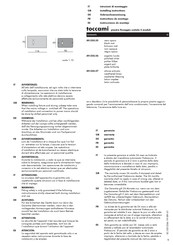 Viabizzuno toccami A9.533.55 Installing Instructions