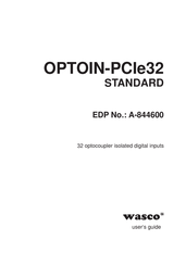 Wasco OPTOIN-PCIe32 STANDARD User Manual