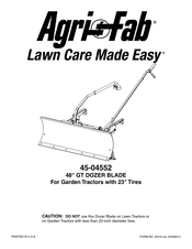 Agri-Fab 45-04552 Manual
