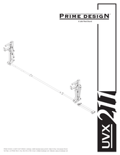 Prime Design UVX-211 Assembly Manual
