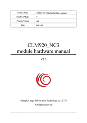 YUGE CLM920 NC3 Hardware Manual