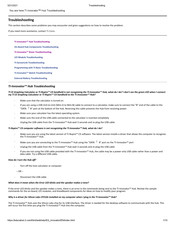 Texas Instruments TI-Innovator Hub Troubleshooting Manual