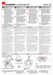 B.e.g. Luxomat PD4N-KNX-DX Mounting Instructions