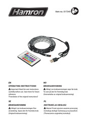 Hamron 017345 Operating Instructions Manual