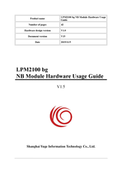 YUGE LPM2100 bc B20 Usage Manual