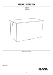 Ilva BORGIO 1055428 Assembly Instruction Manual