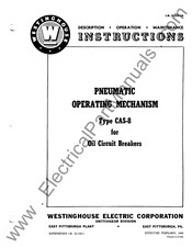 Westinghouse CAS-8 Instructions Manual