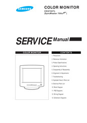 Samsung SyncMaster 700s Plus Service Manual