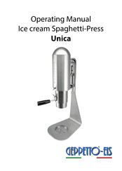 Geppetto-Eis Unica Operating Manual