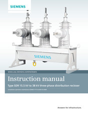 Siemens SDR 15.5 kV Instruction Manual