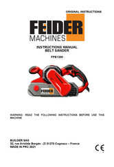 Feider Machines FPB1200 Instruction Manual