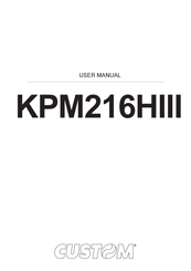 Custom Audio Electronics KPM216HIII User Manual