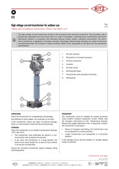 RITZ ICO 245 User Manual