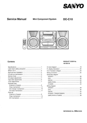 Sanyo DC-C10 Service Manual