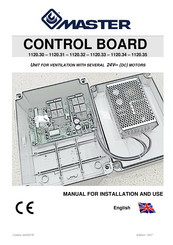 Master 1120.33 Manual For Installation And Use