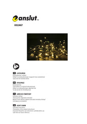 Anslut 002467 Operating Instructions Manual