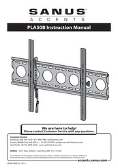 sanus accents PLA50B Instruction Manual