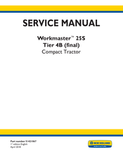 New Holland Workmaster 25S Tier 4B Service Manual