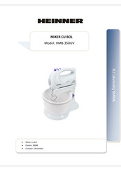 Heinner HMB-350UV Manual